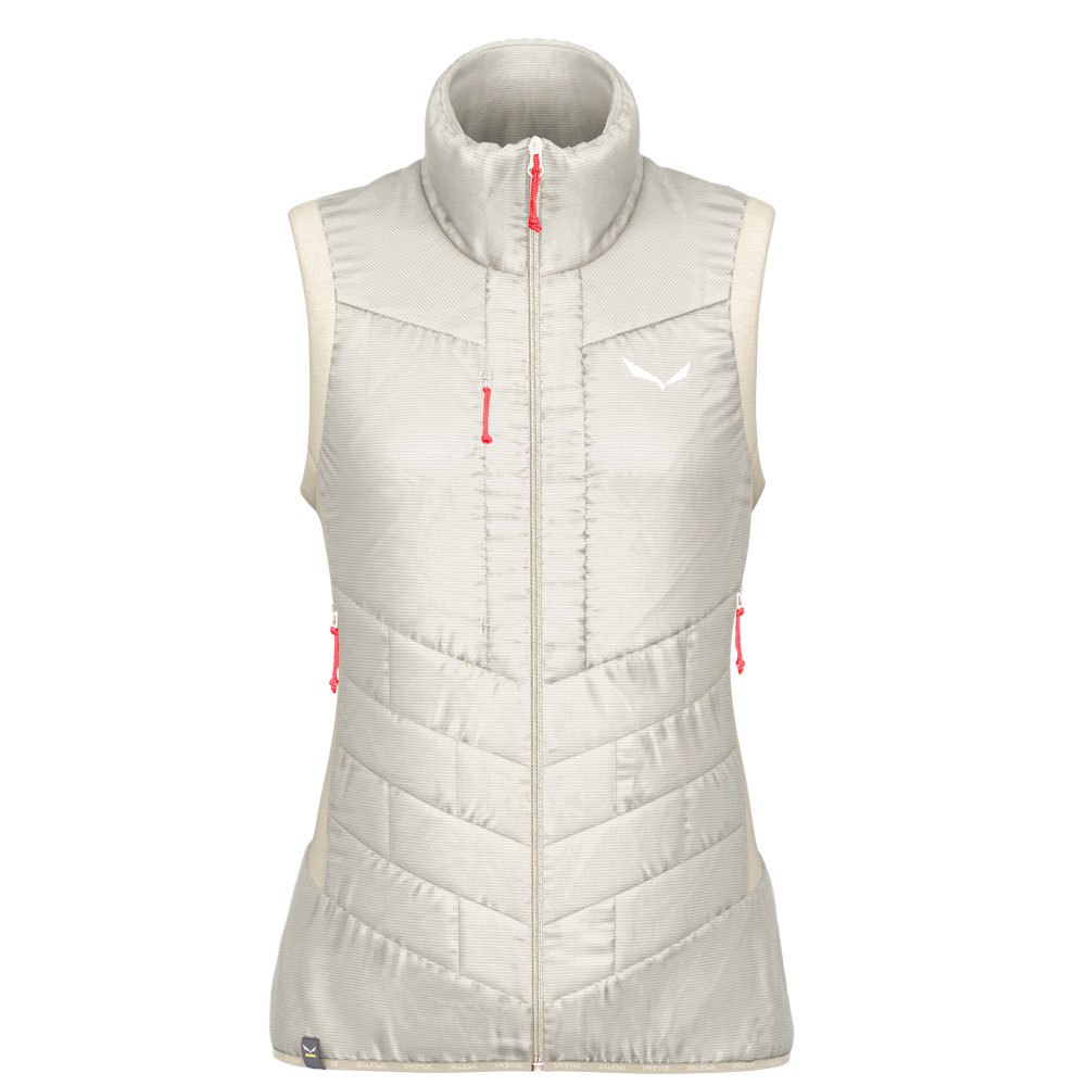 шерстяной жилет salewa ortles hybrid twr vest цвет black out Жилет Salewa Ortles Hybrid TirolWool Celliant Vest, бежевый