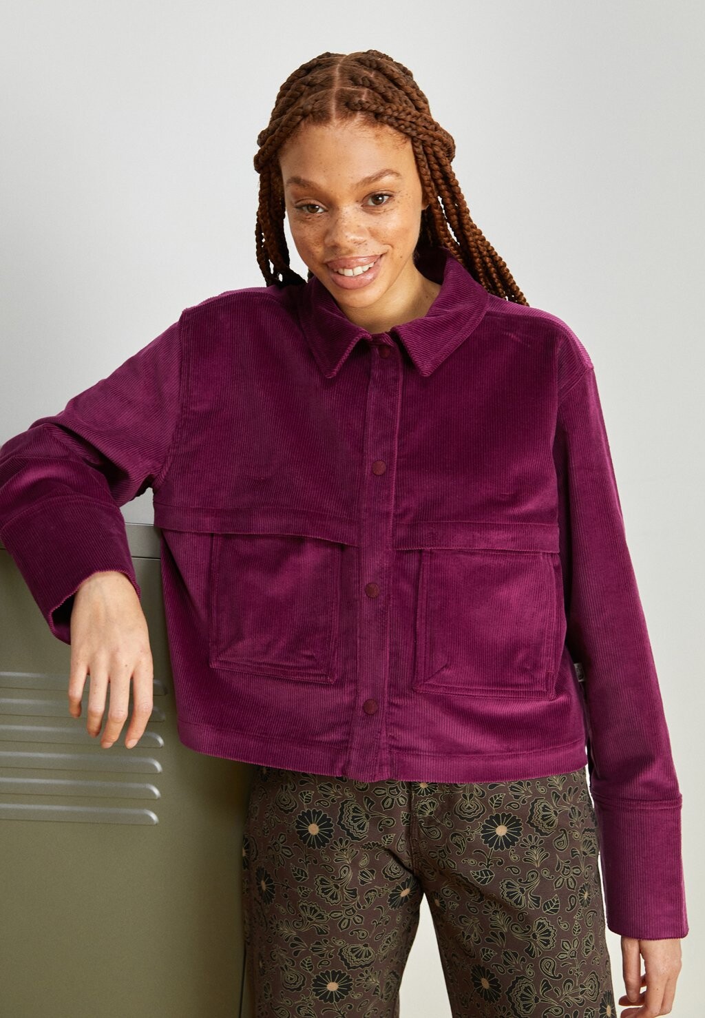 

Куртка The North Face UTILITY SHACKET, цвет boysenberry