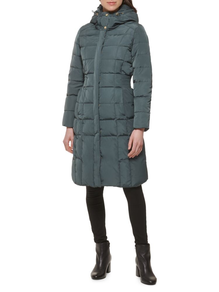 

Пуховик с капюшоном Cole Haan, графит