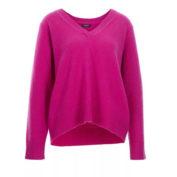 

Пулловер v-pullover überschnitten 478 pink S.Marlon, розовый