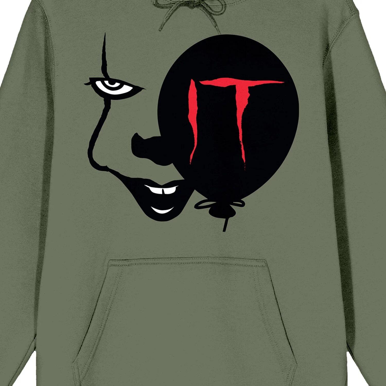 

Мужская толстовка с капюшоном It Movie 2017 Pennywise Face Licensed Character
