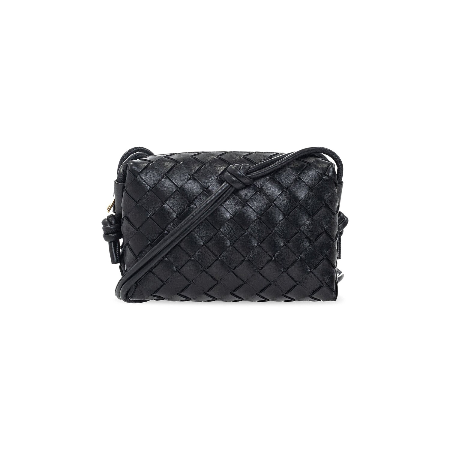 

Мини-сумка на петле Bottega Veneta, цвет Черный/Золотой