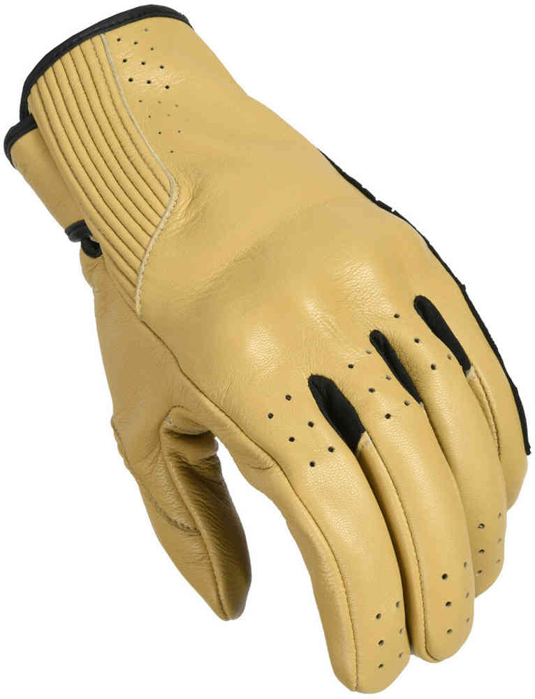 Жесткие перфорированные мотоциклетные перчатки Macna, песок мужские кожаные перчатки из оленьей кожи однослойные тонкие мотоциклетные перчатки с закрытыми пальцами для езды на открытом воздухе лет