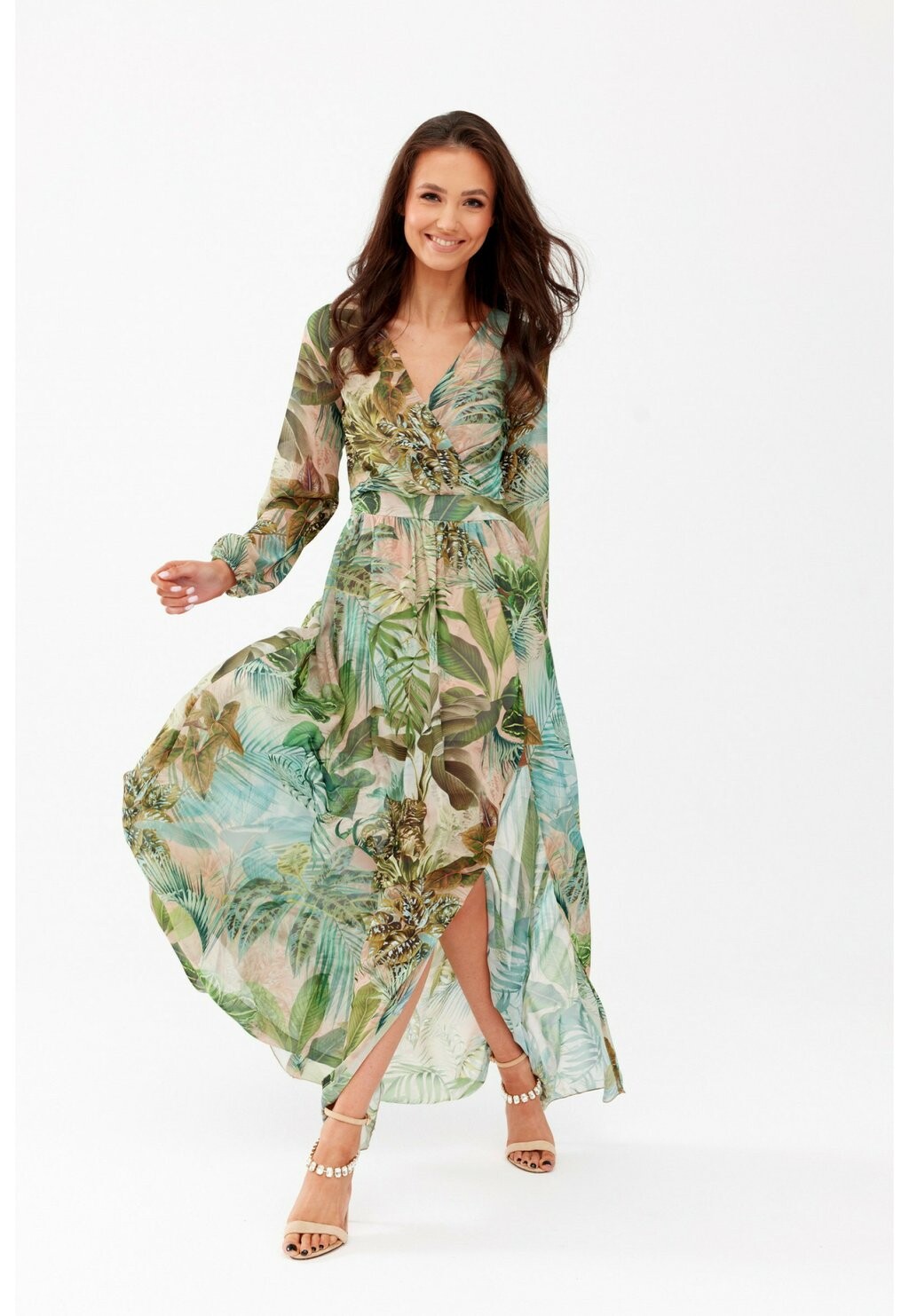 

Длинное платье Roco Fashion, зеленый