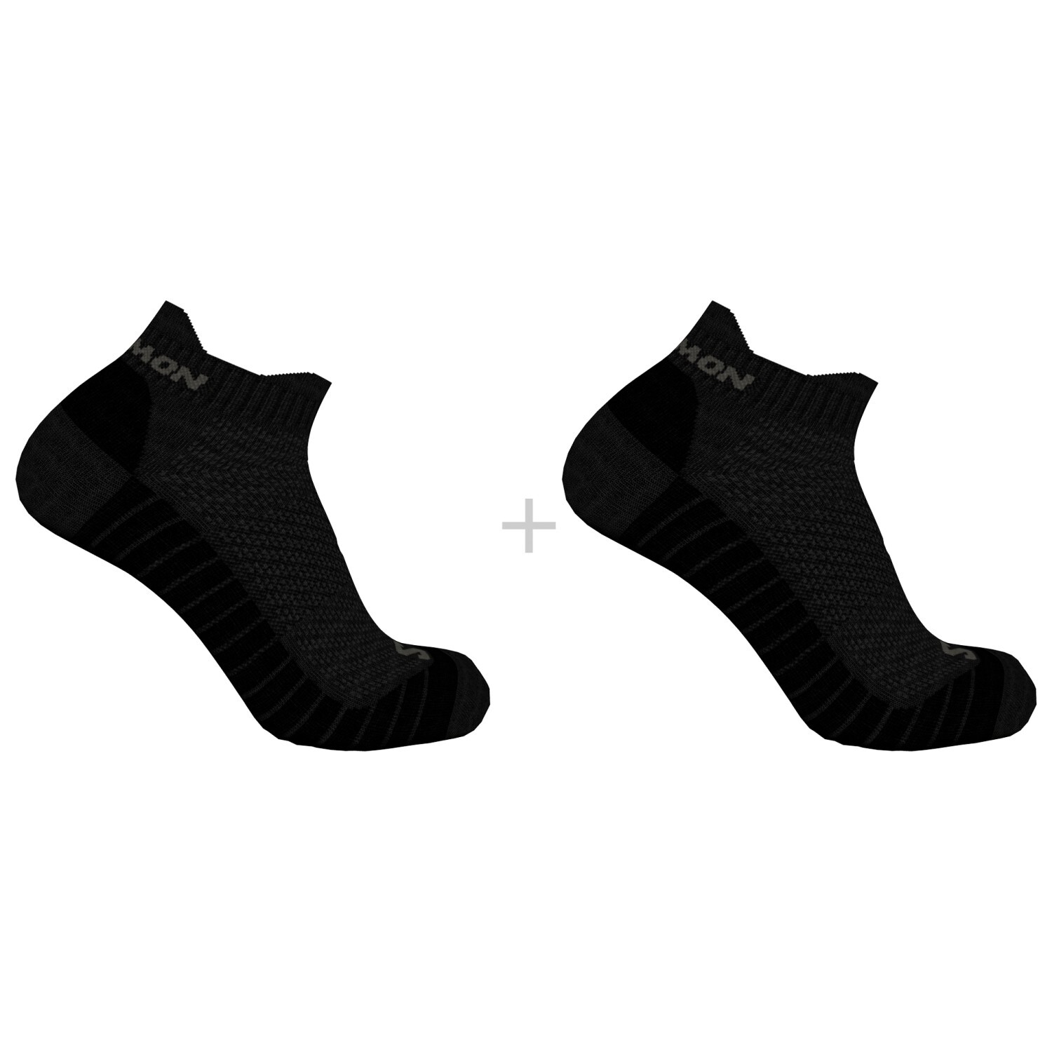 

Носки для бега Salomon Aero Ankle 2 Pack, цвет Black/Pewter
