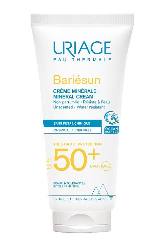 Uriage Bariesun SPF50+ солнцезащитный крем, 100 ml uriage bariesun spf50 защитная палочка с фильтром 8 ml