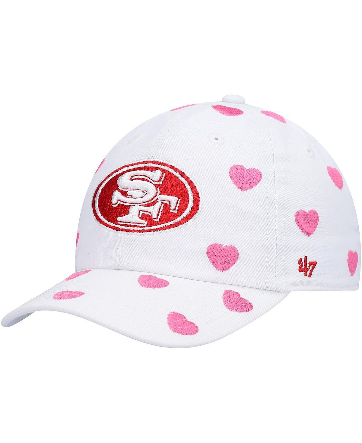 

Кепка San Francisco 49ers Surprise для девочек '47 Brand, белый