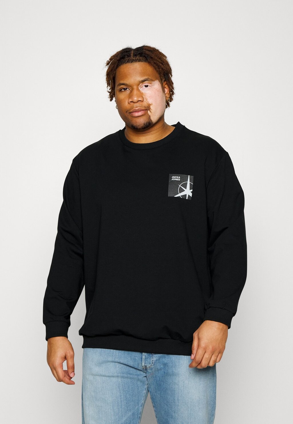 

Толстовка Jack & Jones, черный Jcofilo Crew Neck, черный
