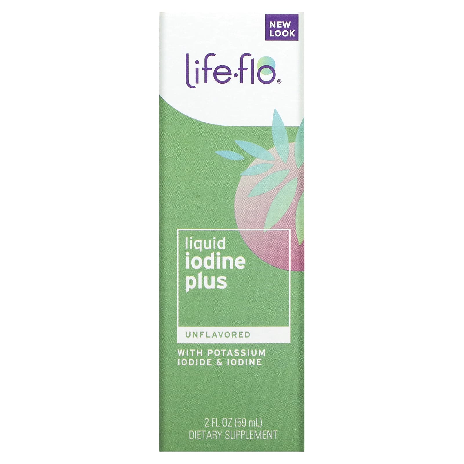 Life-flo Жидкий йод Плюс 2 жидких унции (59 мл) вишневый ароматизатор 2 жидких унции 59 мл