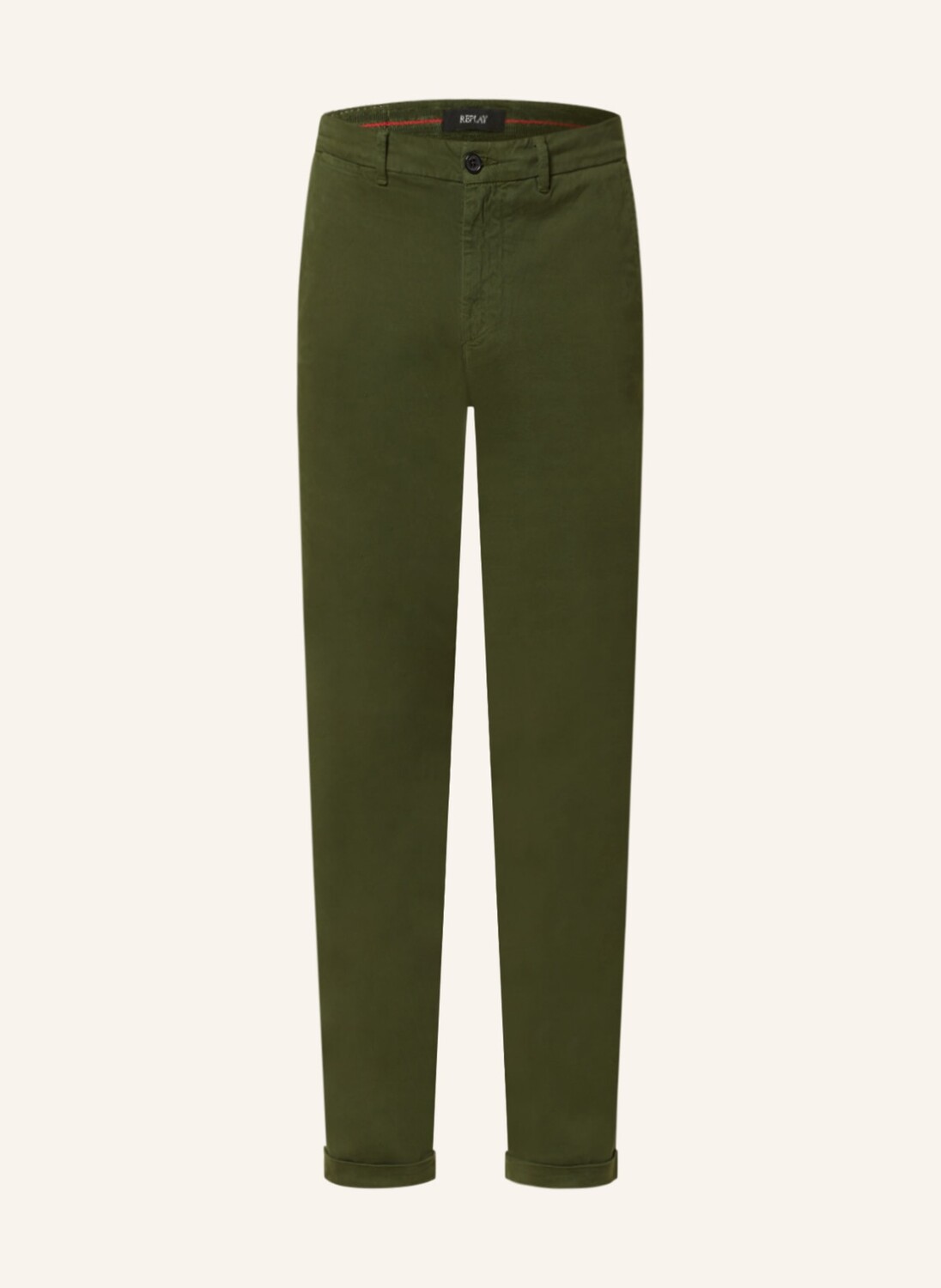 

Брюки чино REPLAY Slim Fit, хаки