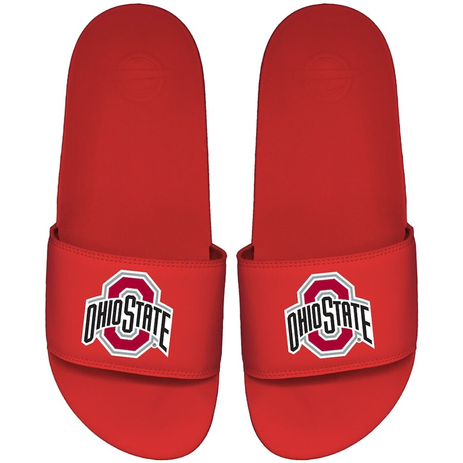 

Шлепанцы ISlide Ohio State Buckeyes, алый
