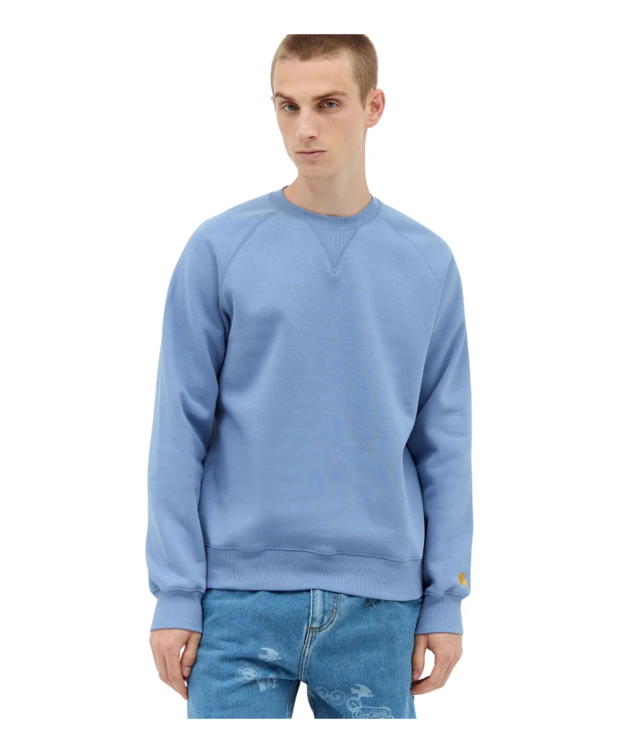 

Толстовка с круглым вырезом и вышитым логотипом Carhartt Wip, синий