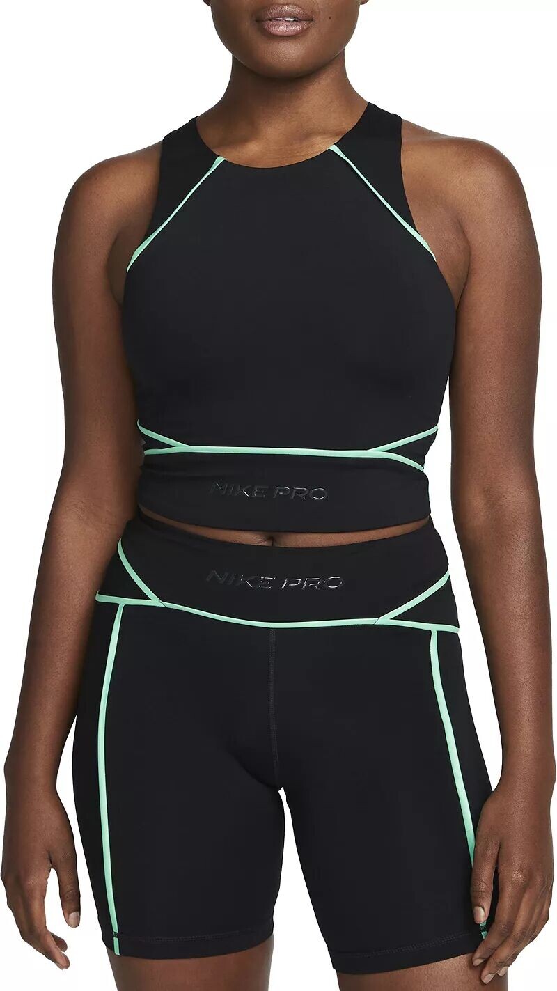 

Женская укороченная майка для тренинга Nike Pro Dri-FIT, черный