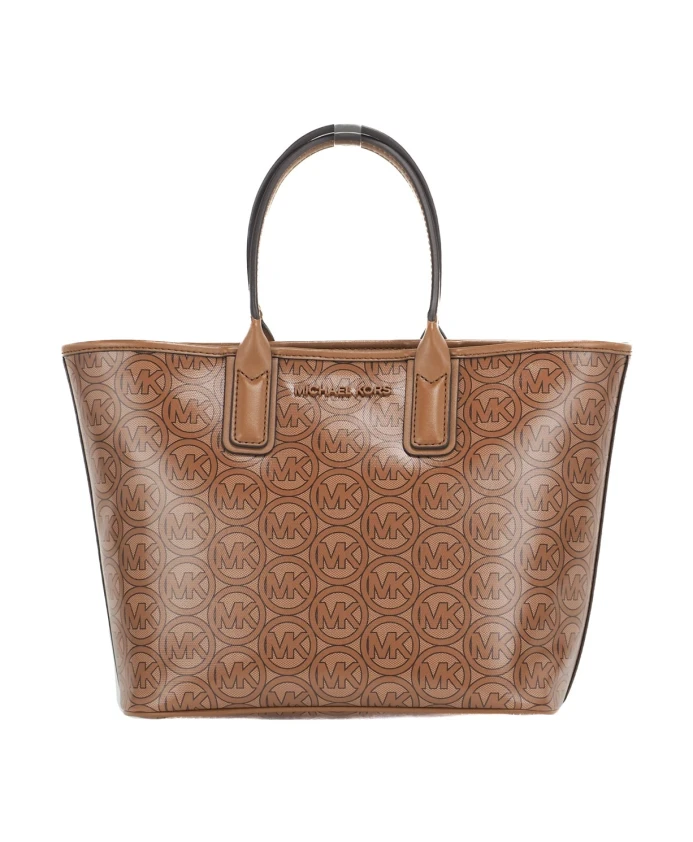 

Маленькая сумка тоут с жаккардовым логотипом Michael Kors, коричневый