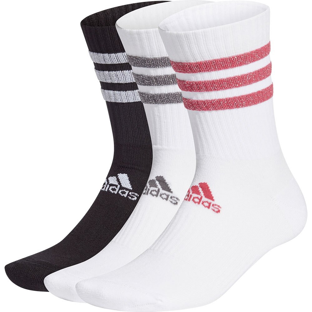 

Носки adidas Glam 3-Stripes Cushioned Crew Sport 3 шт, черный