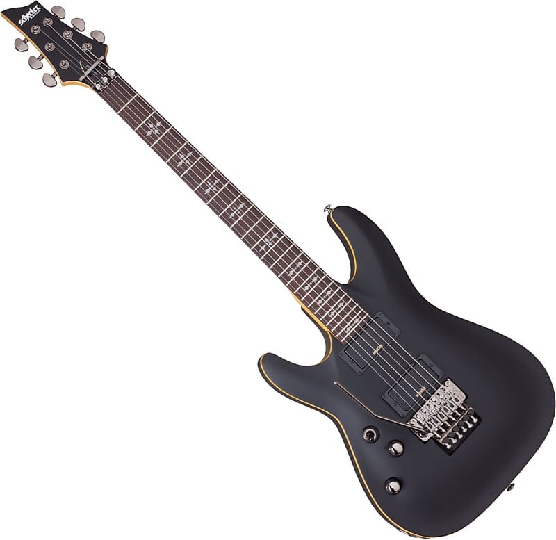 

Электрогитара Schecter Demon-6 FR Left-Handed Electric Guitar Satin Black