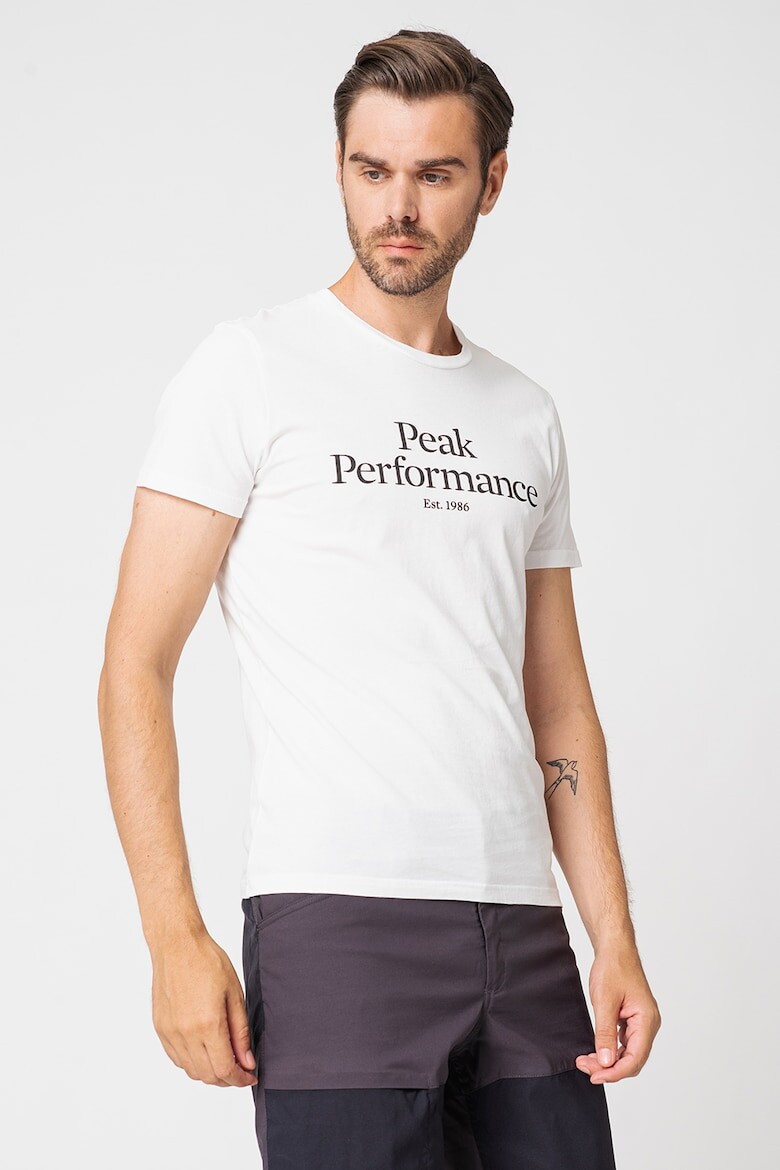 

Футболка из органического хлопка с логотипом Peak Performance, черный