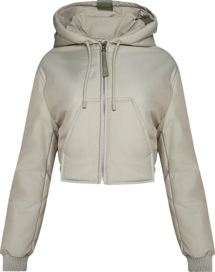 

Куртка Loewe Cropped Hooded 'Laurel Green', зеленый