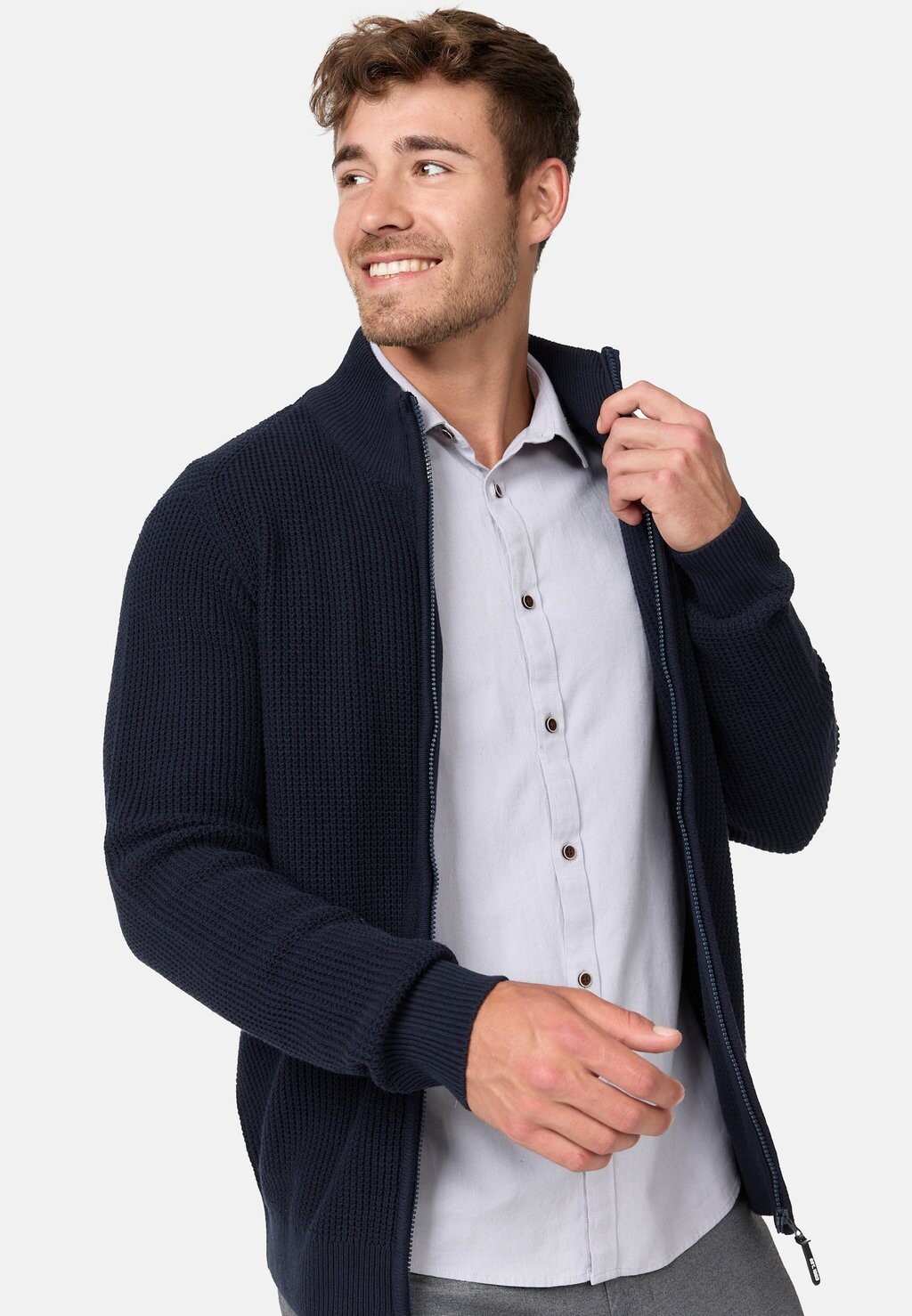 

Кардиган INLAYTON INDICODE JEANS, цвет navy