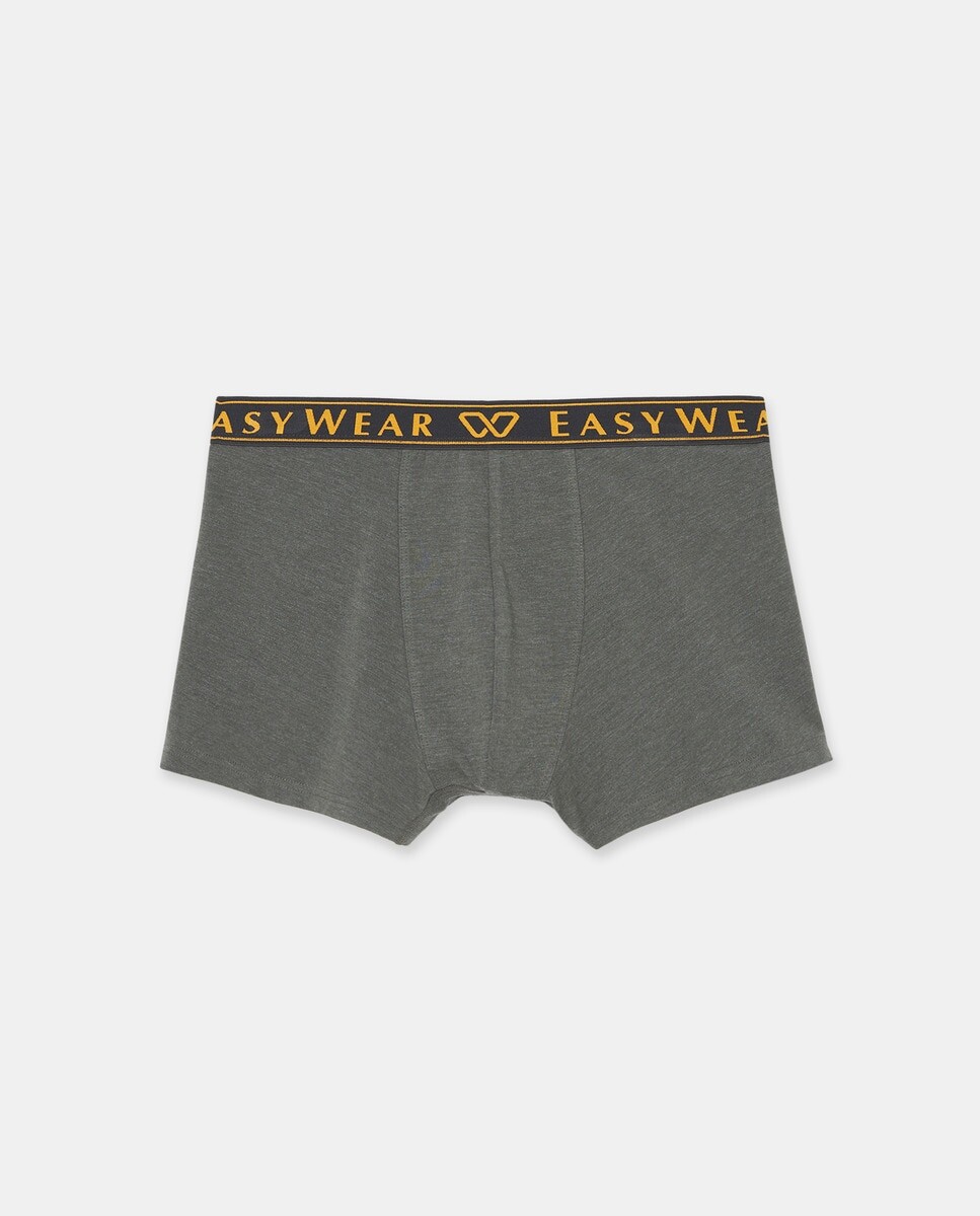

Однотонные эластичные мужские боксеры Easy Wear, серый