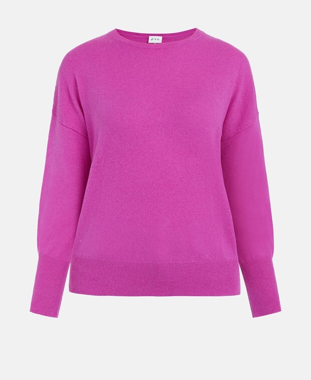 

Кашемировый пуловер FTC Cashmere, фуксия