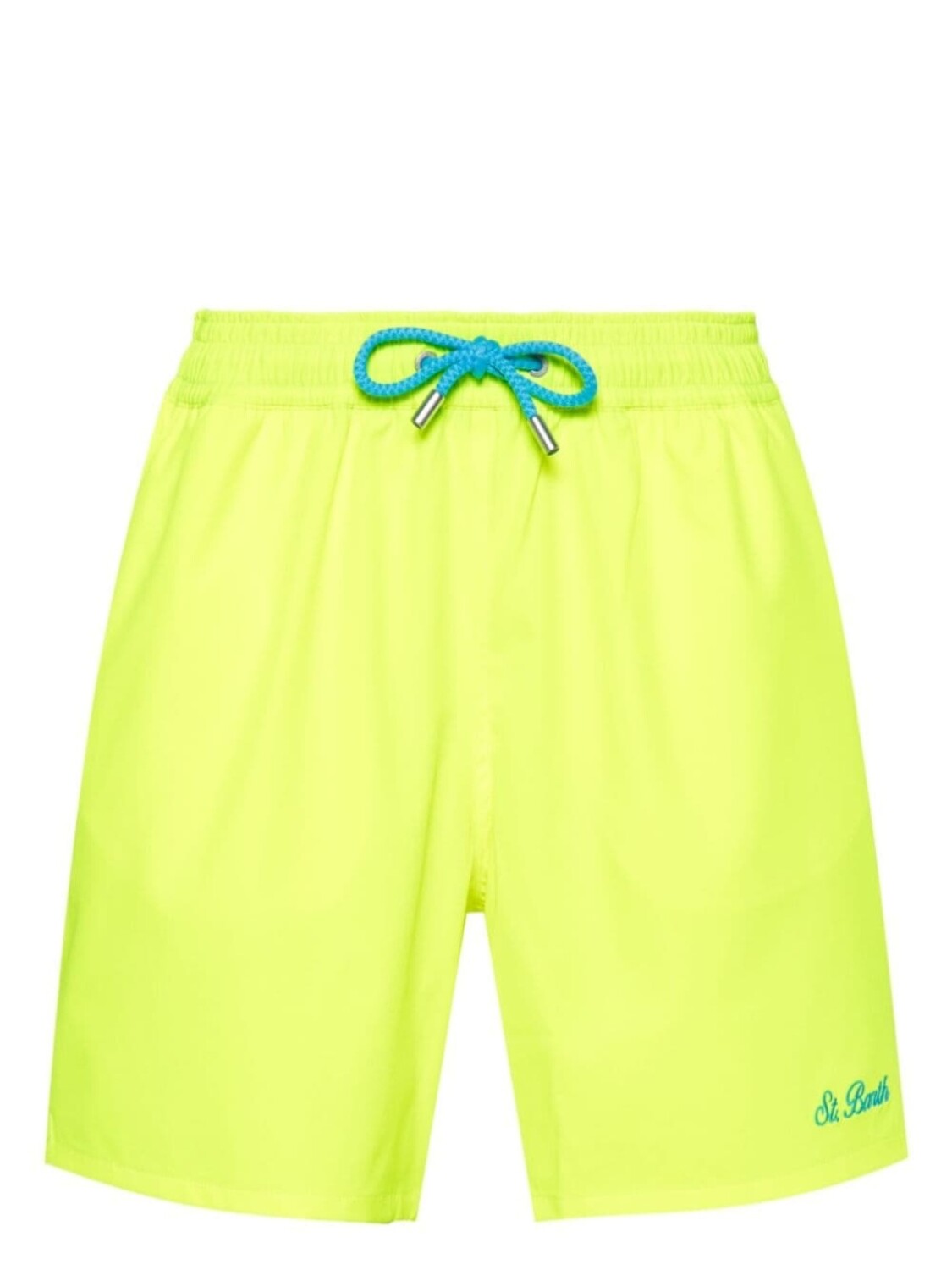 

MC2 Saint Barth logo-embroidered swim shorts, желтый
