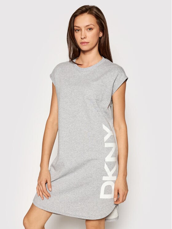 

Трикотажное платье обычного кроя Dkny, серый