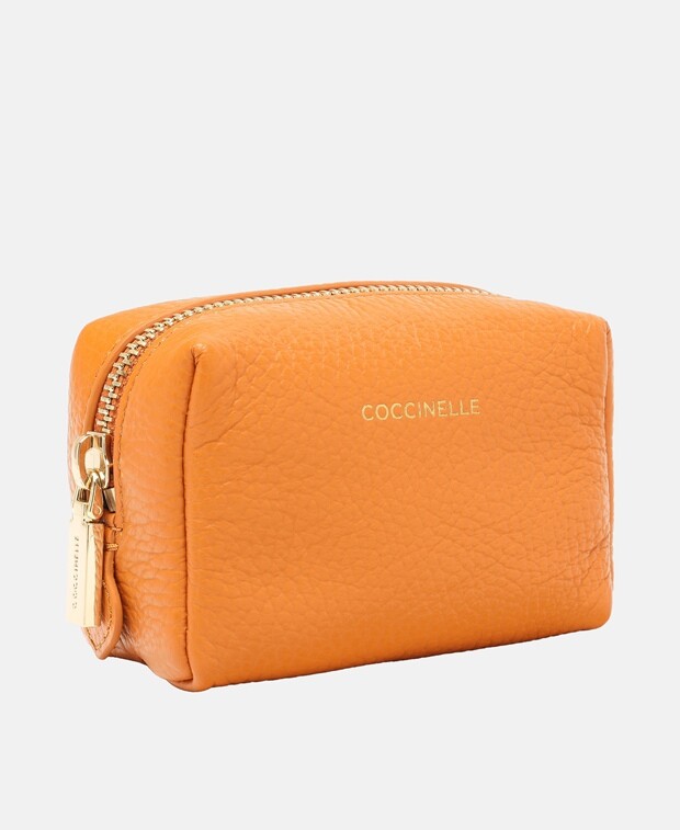 

Кожаная сумка для стирки Coccinelle, цвет Pumpkin Orange