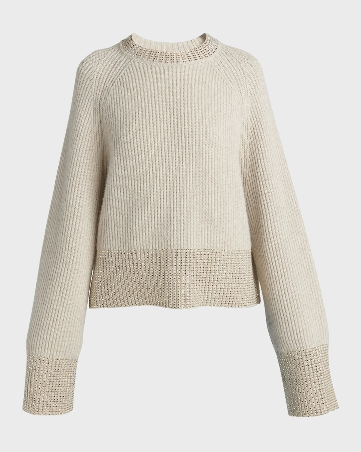 

Свитер с круглым вырезом и вышивкой Journey Golden Goose, цвет Light Tan