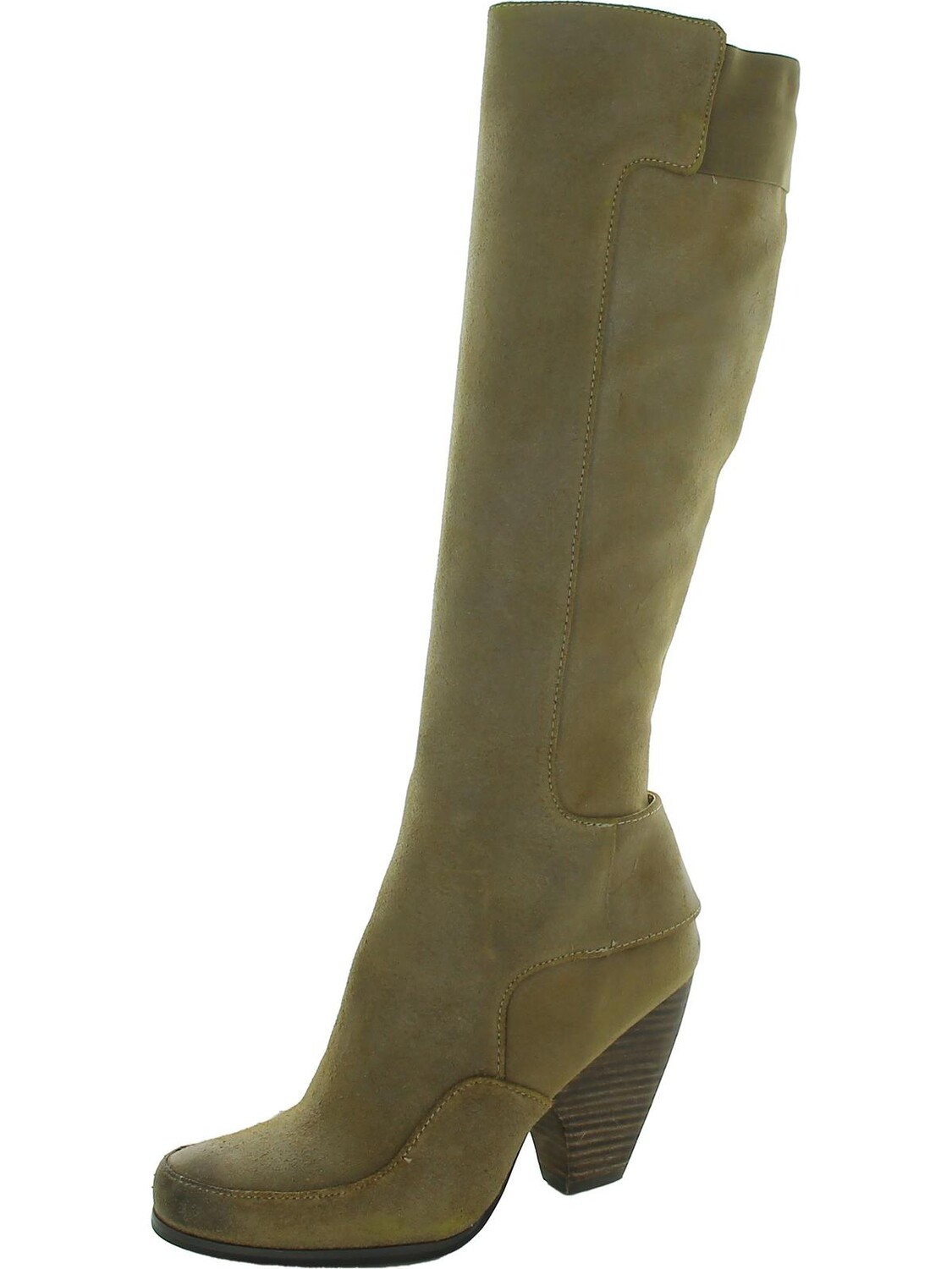 

Женские замшевые сапоги до колена Jasper Max Studio, цвет Mid Brown Waxed Calf