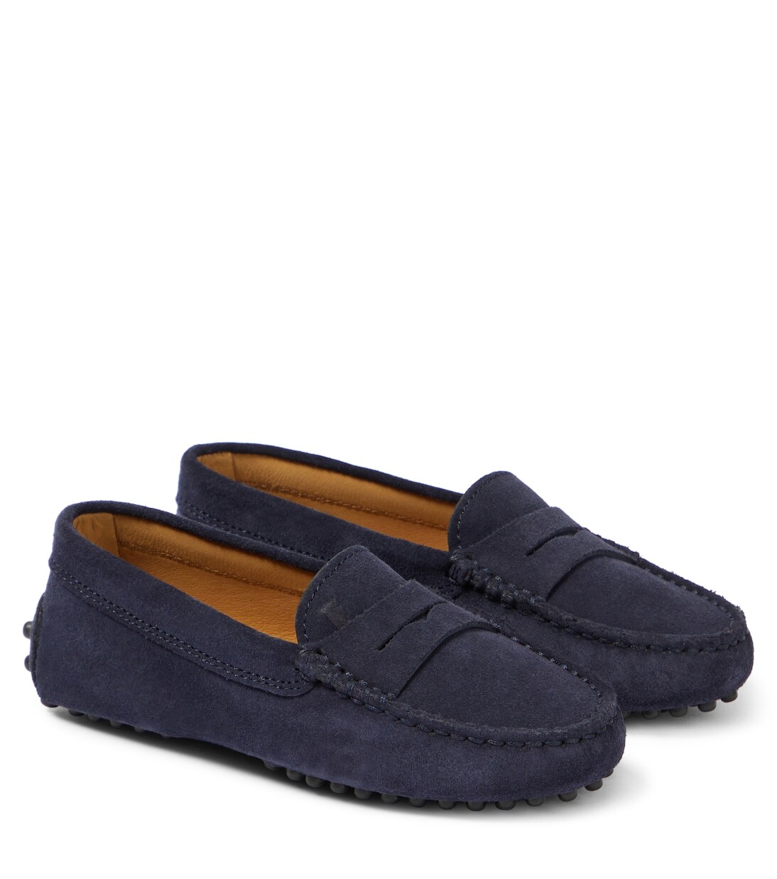 

Замшевые лоферы gommino Tod'S Junior, синий