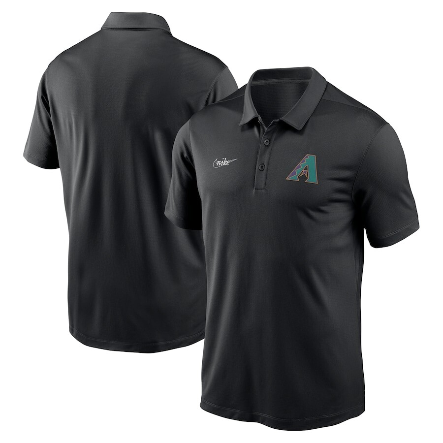 

Поло с коротким рукавом Nike Arizona Diamondbacks, черный