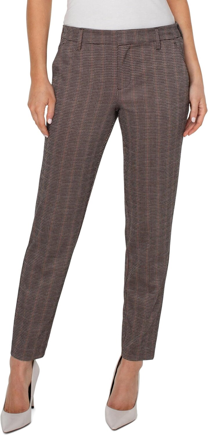

Брюки Келси Liverpool Los Angeles, цвет Black Brick Jacquard Stripe