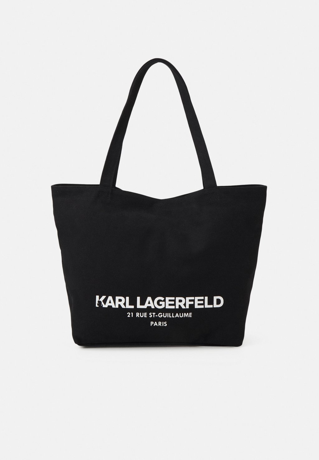Сумка-тоут KARL LAGERFELD, черный сумка тоут karl lagerfeld skuare белый черный