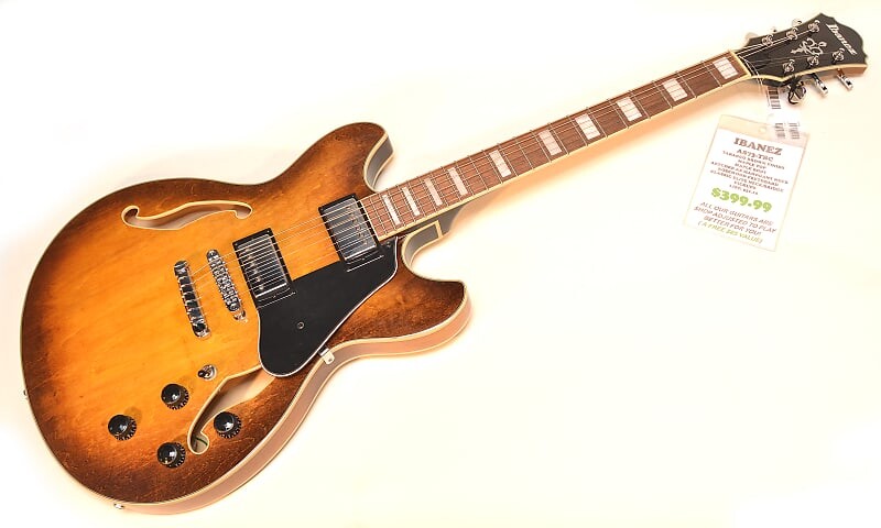 

Электрогитара Ibanez AS73 Semi-Hollow Electric Guitar Tobacco Brown Finish - Pro Setup