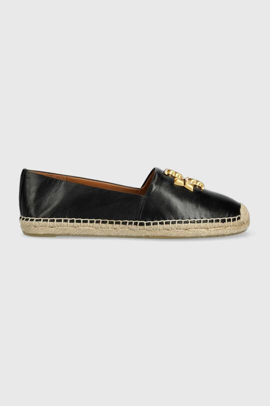 

Кожаные эспадрильи Eleanor Espadrille Tory Burch, черный