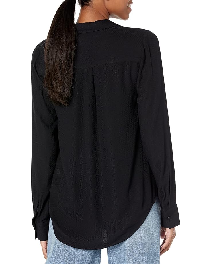 

Рубашка Michael Stars Cam Button-Down Shirt, черный