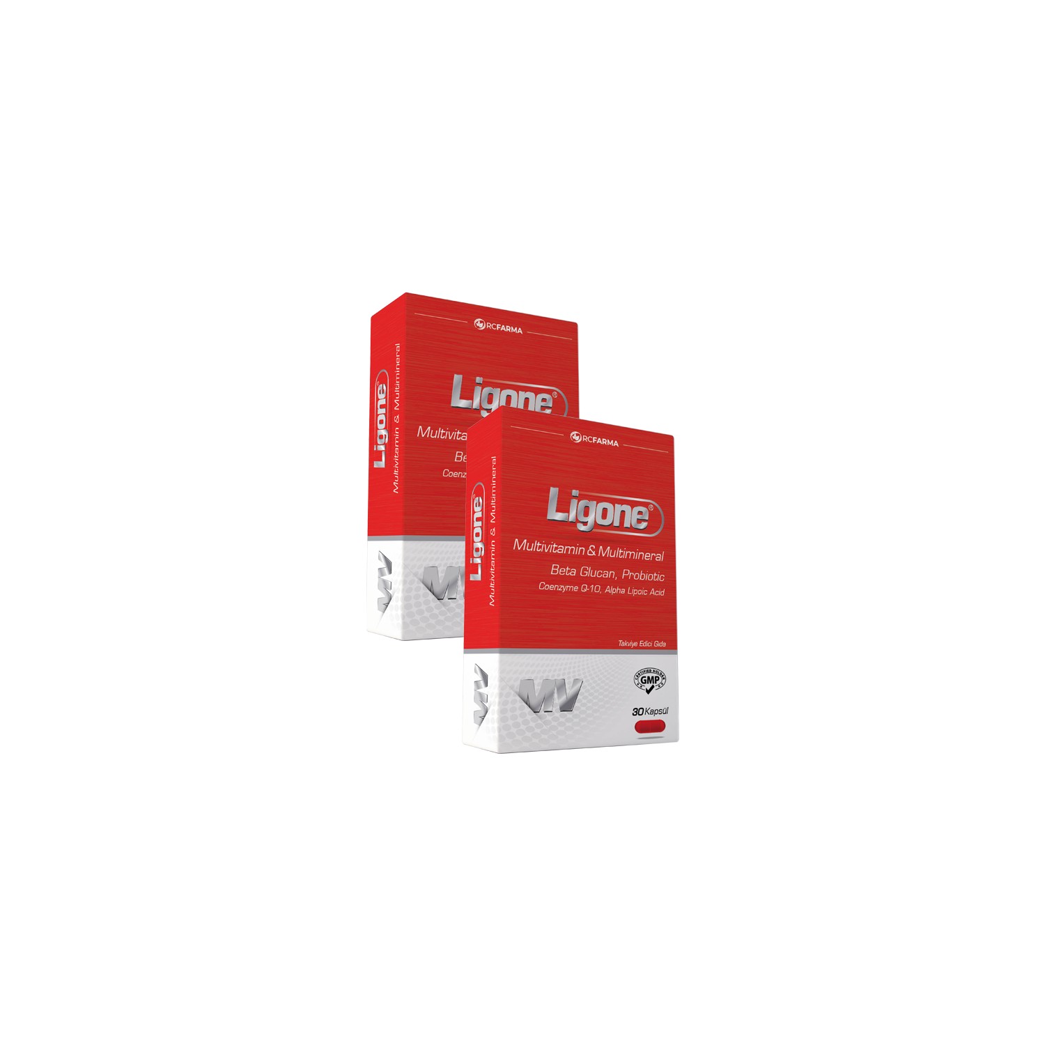 Пищевая добавка Newdrog Ligone Beta Glucan, 2 упаковки по 30 капсул