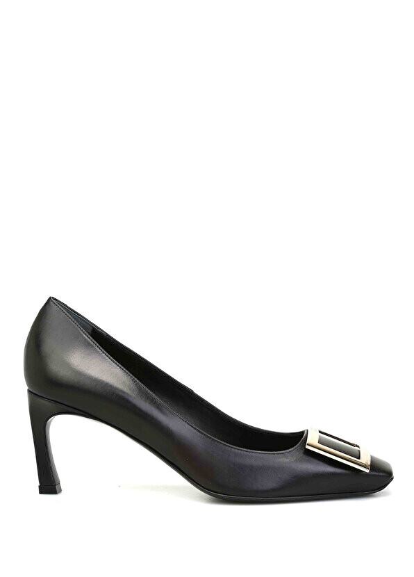 

Черные кожаные туфли на высоком каблуке ROGER VIVIER, Черный