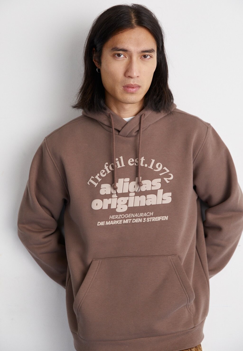 

Толстовка Hoodie adidas Originals, цвет earth strata