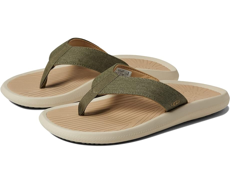 

Сандалии UGG Brookside II Flip, цвет Burnt Olive/Taupe