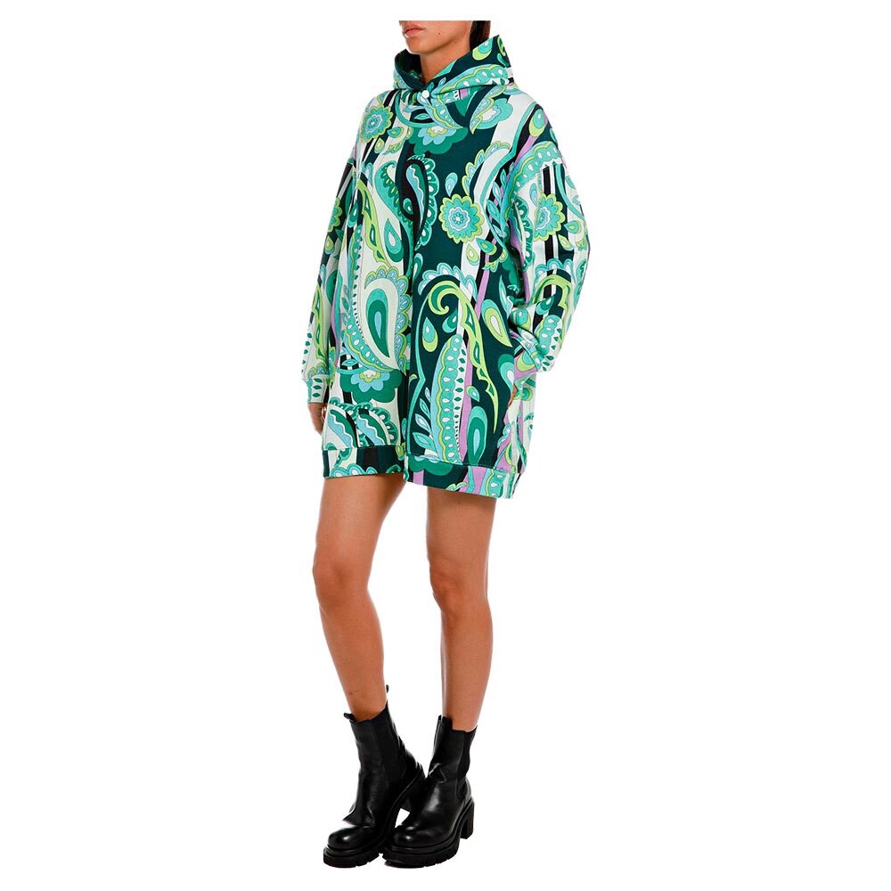

Короткое платье Replay W9798C.000.73904 Long Sleeve, зеленый