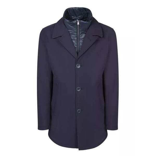 

Куртка high neck details coat Herno, синий
