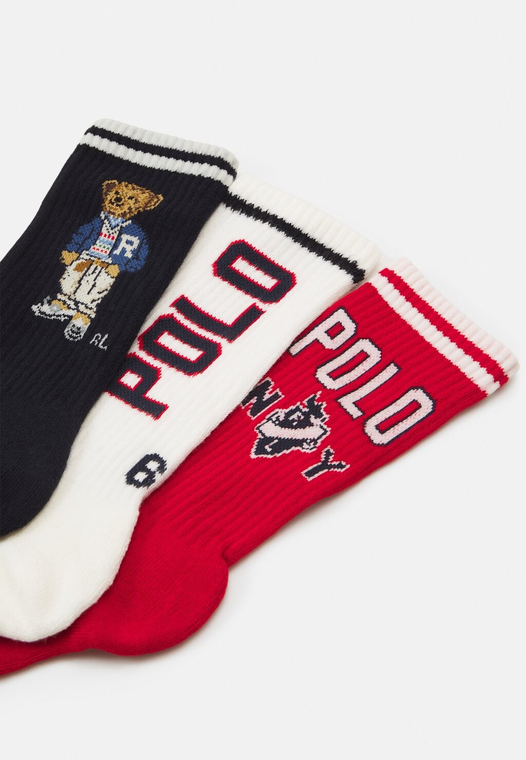 

Носки CREW SOCK GIFT BOX 3 PACK Ralph Lauren, темно-синий