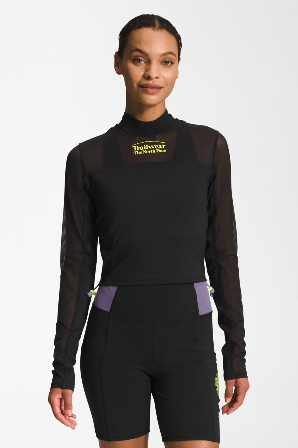 

Рубашка с длинными рукавами и длинными рукавами Trailwear QTM - женская The North Face, черный