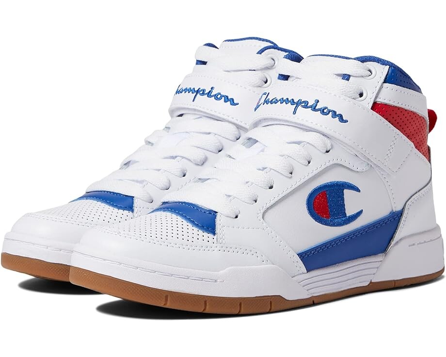 

Кроссовки Champion Champion Arena Power Hi Sneaker, цвет White/Surf the Web/Scarlet