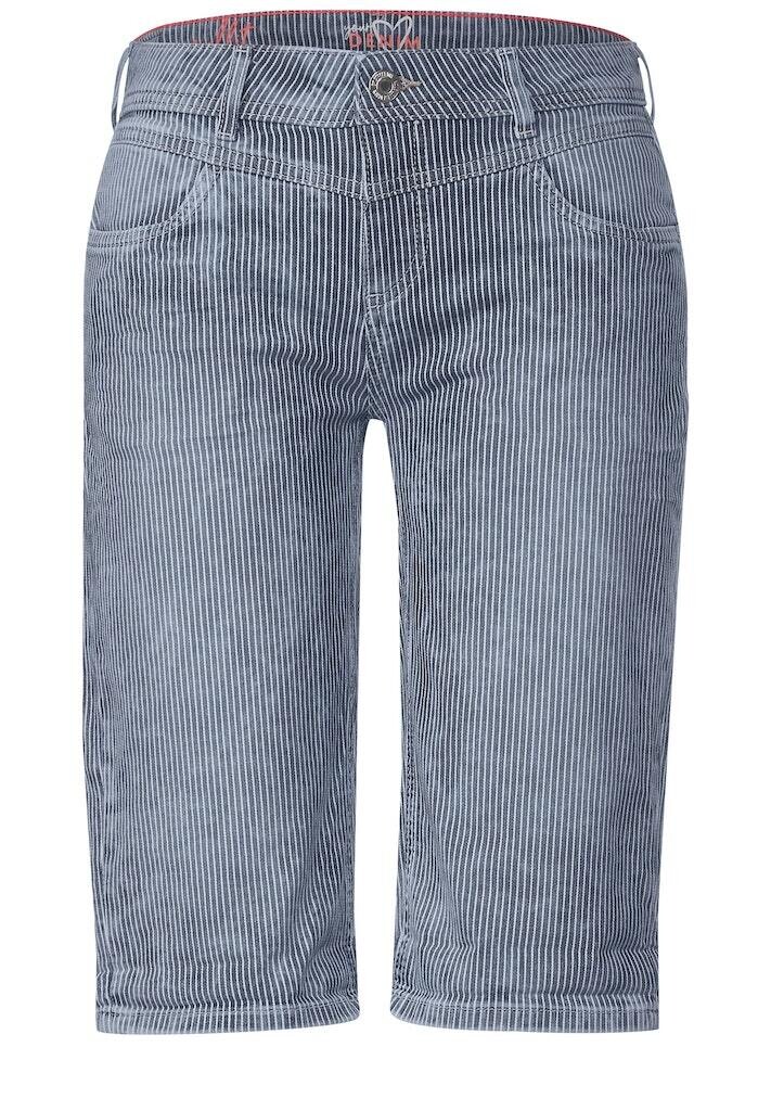 

Шорты Street One Short, цвет washed indigo stripes