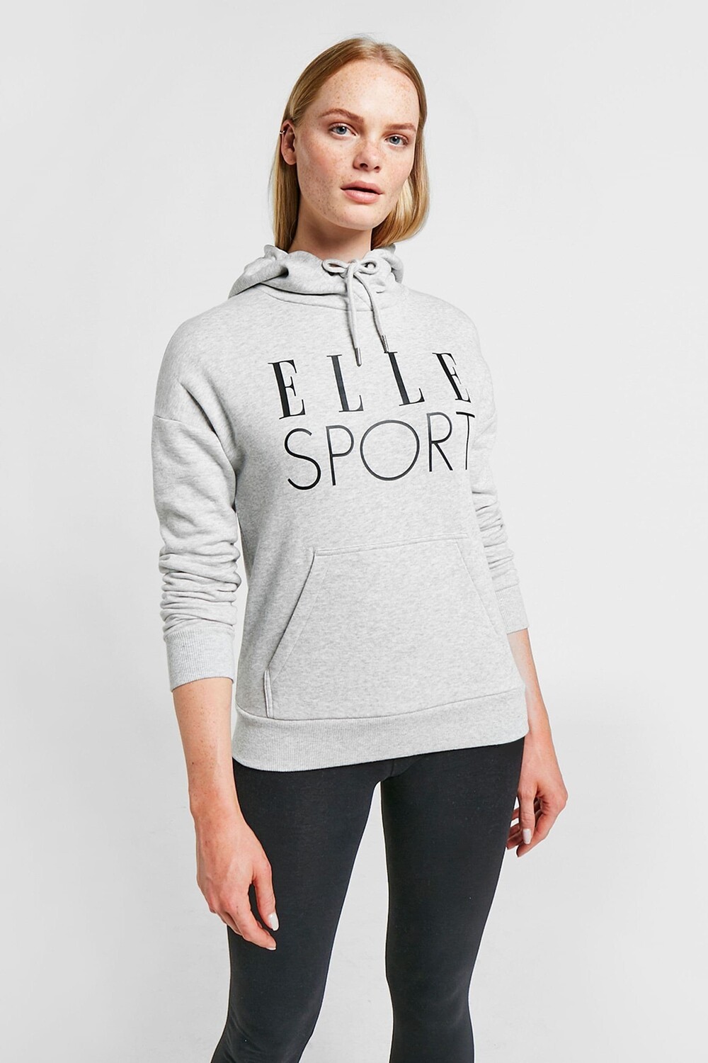 

Серое фирменное худи ELLE Sport Elle, серый