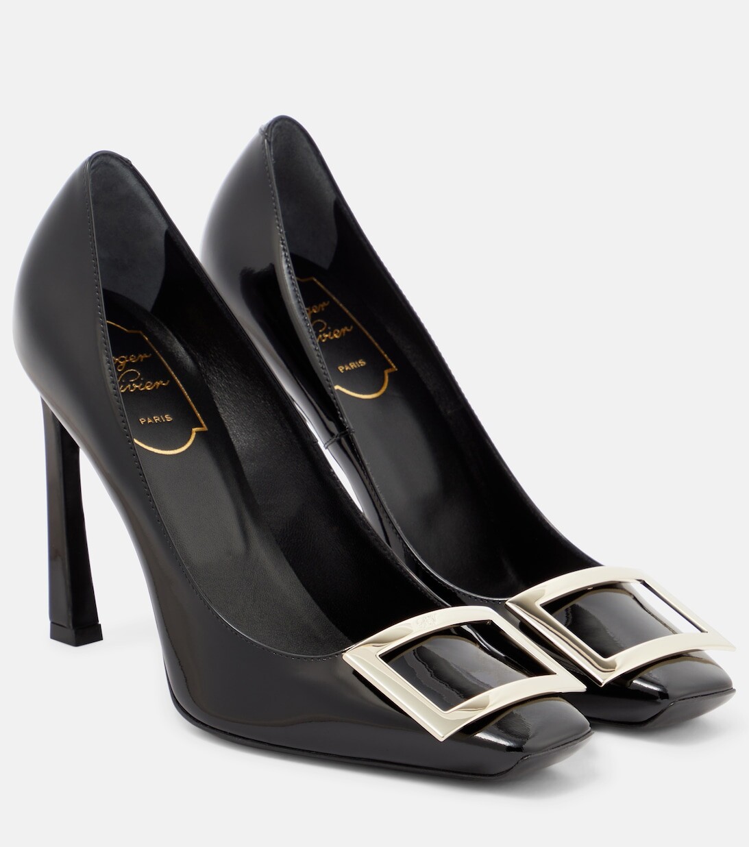 

Кожаные туфли Belle Vivier Trompette 100 Roger Vivier, черный