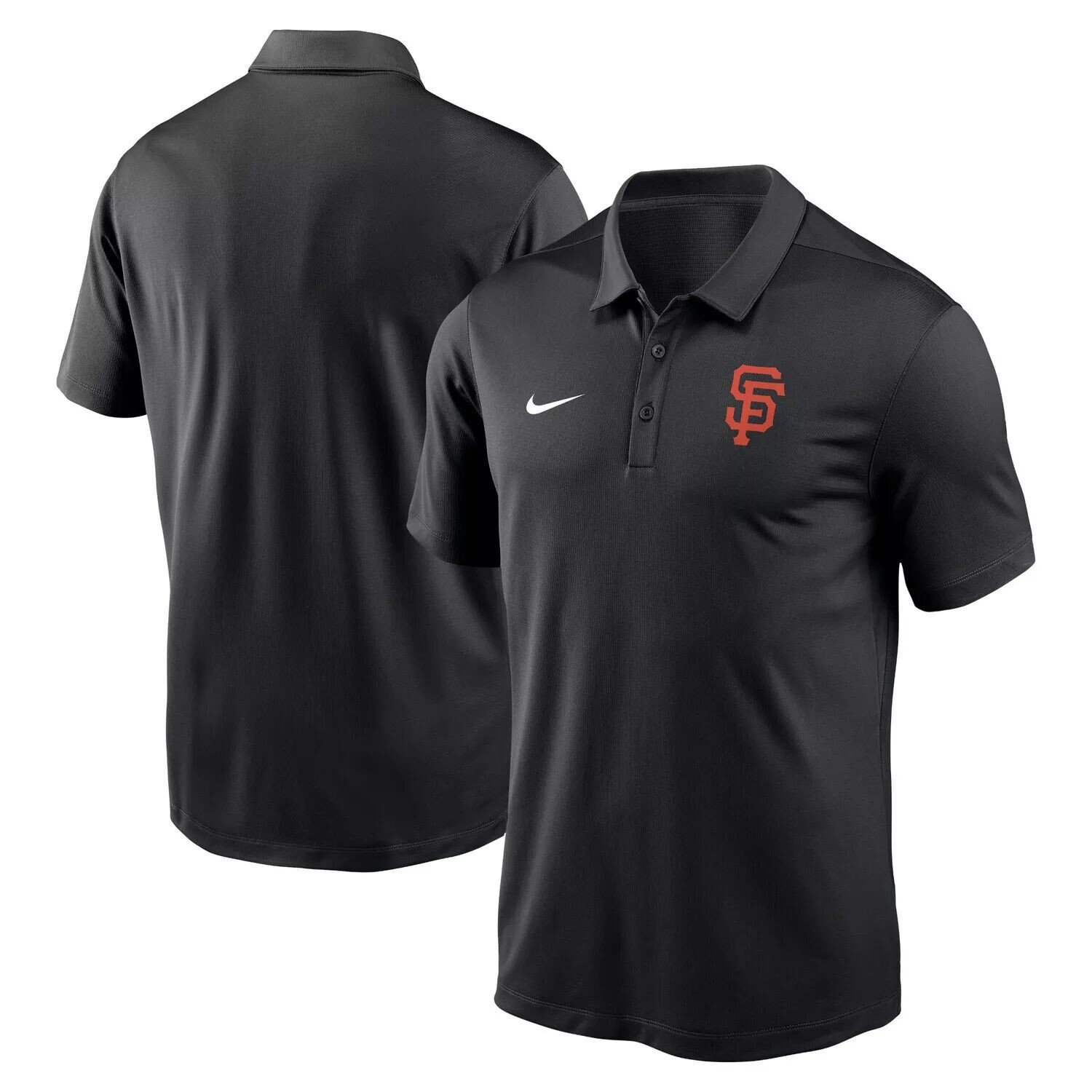

Мужская черная футболка-поло Nike San Francisco Giants Agility Performance, Черный